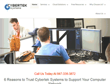Tablet Screenshot of cybertekss.com